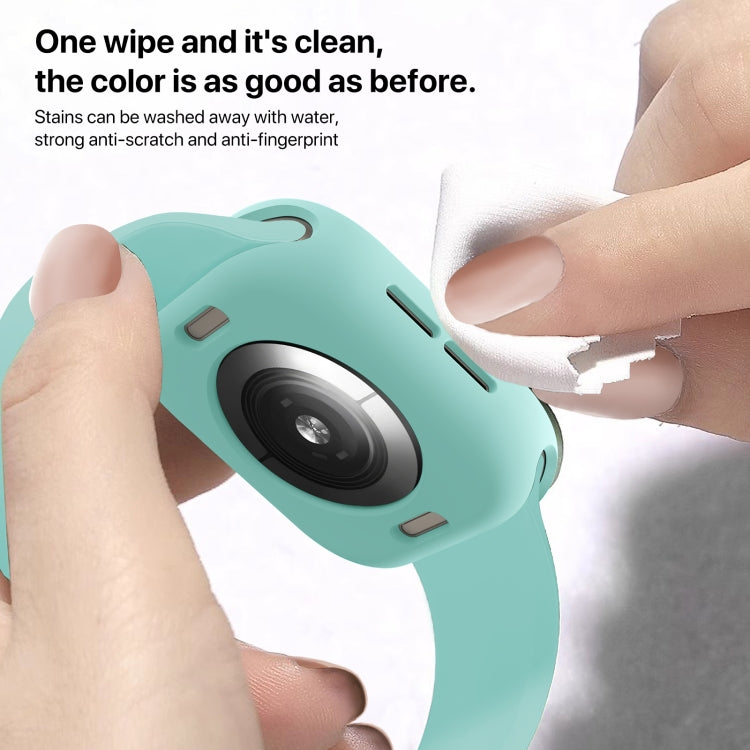 For Apple Watch Series 11 / 10 46mm Candy TPU Half Coverage Watch Case
