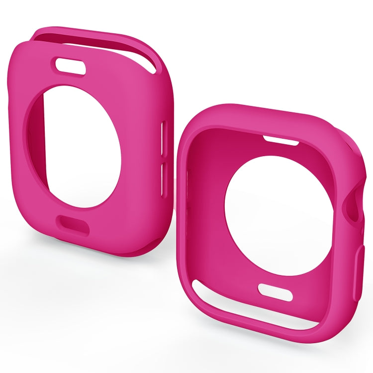 For Apple Watch Series 11 / 10 42mm Candy TPU Half Coverage Watch Case