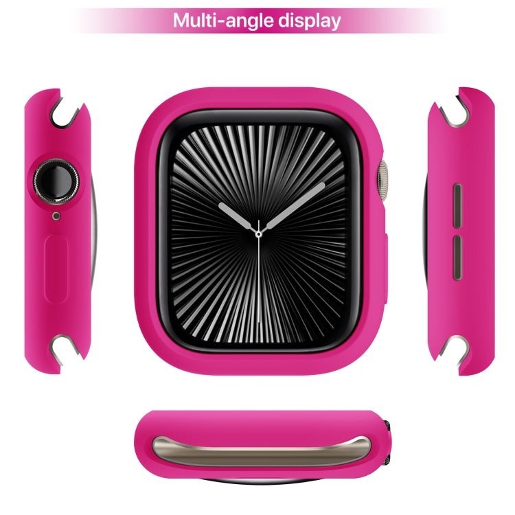 For Apple Watch Series 11 / 10 42mm Candy TPU Half Coverage Watch Case
