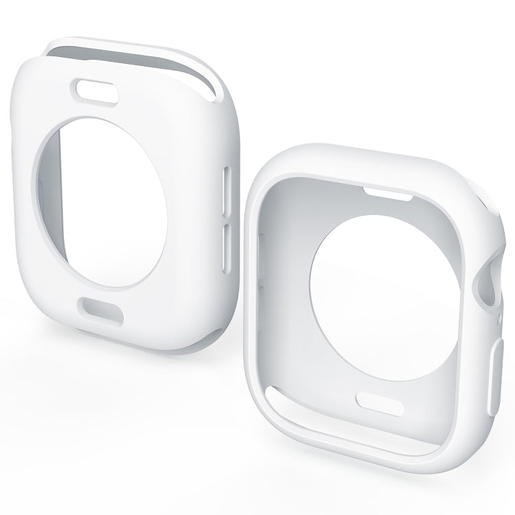 For Apple Watch Series 11 / 10 42mm Candy TPU Half Coverage Watch Case