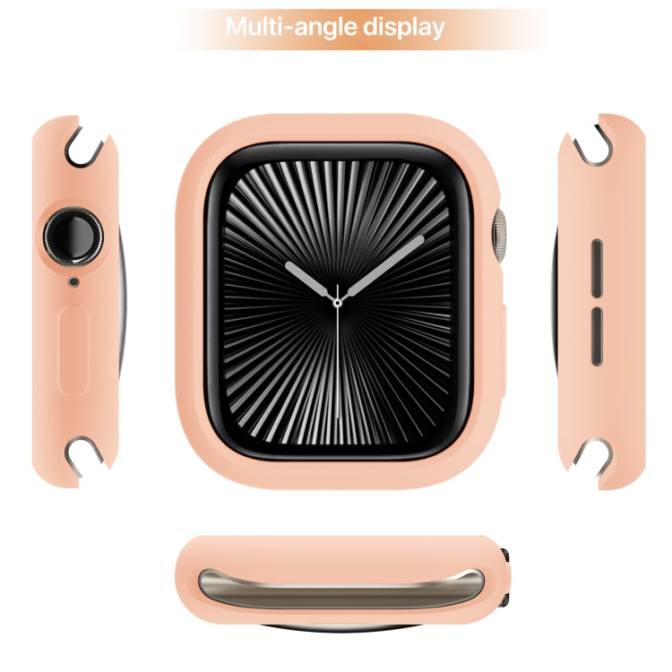 For Apple Watch Series 11 / 10 42mm Candy TPU Half Coverage Watch Case