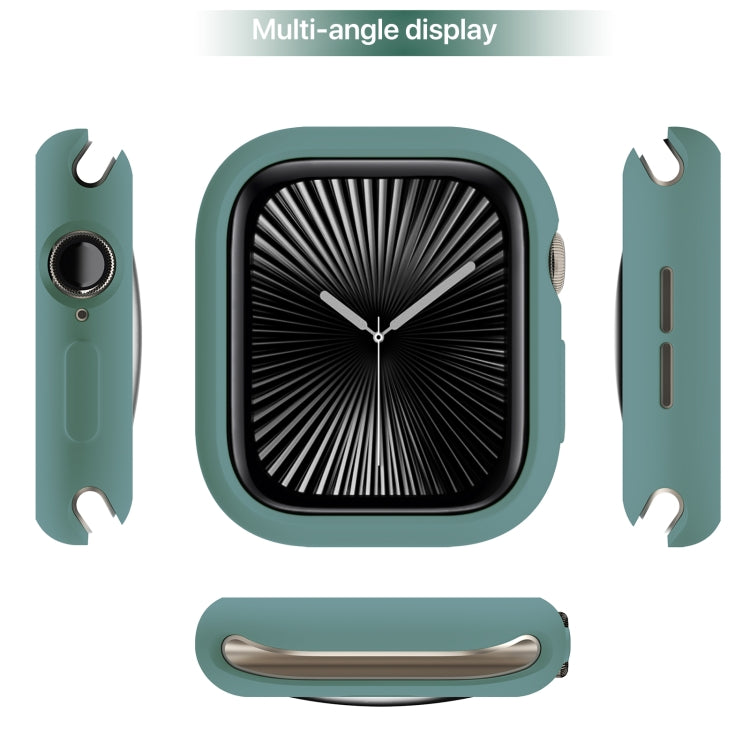 For Apple Watch Series 11 / 10 42mm Candy TPU Half Coverage Watch Case