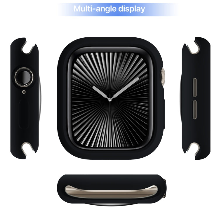 For Apple Watch Series 11 / 10 42mm Candy TPU Half Coverage Watch Case