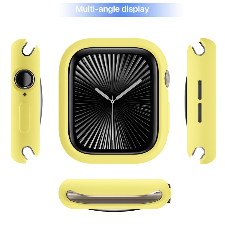 For Apple Watch Series 11 / 10 42mm Candy TPU Half Coverage Watch Case