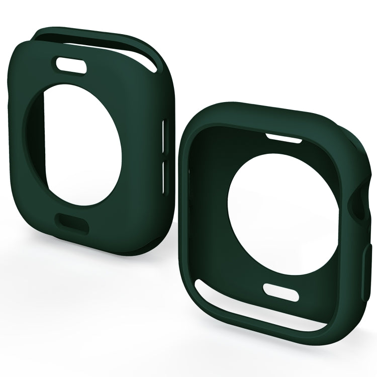 For Apple Watch Series 11 / 10 42mm Candy TPU Half Coverage Watch Case