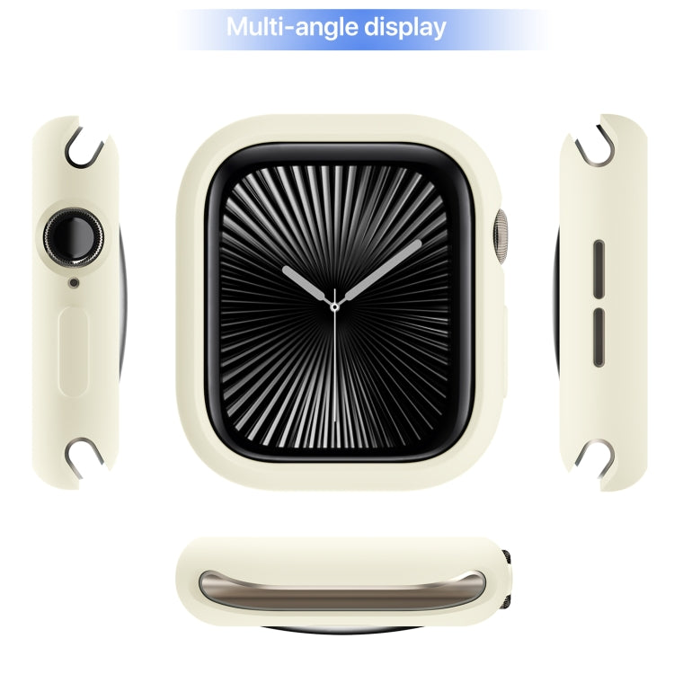 For Apple Watch Series 11 / 10 42mm Candy TPU Half Coverage Watch Case