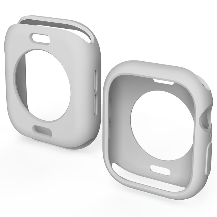 For Apple Watch Series 11 / 10 42mm Candy TPU Half Coverage Watch Case