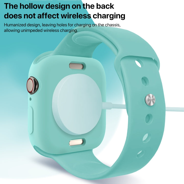 For Apple Watch Series 11 / 10 42mm Candy TPU Half Coverage Watch Case