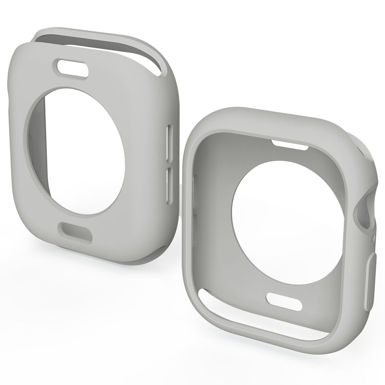 For Apple Watch Series 11 / 10 42mm Candy TPU Half Coverage Watch Case