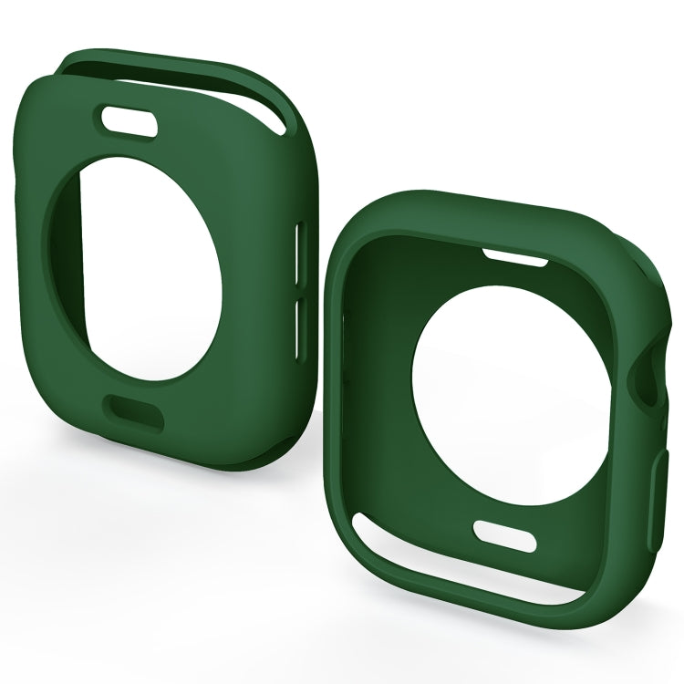 For Apple Watch Series 11 / 10 42mm Candy TPU Half Coverage Watch Case