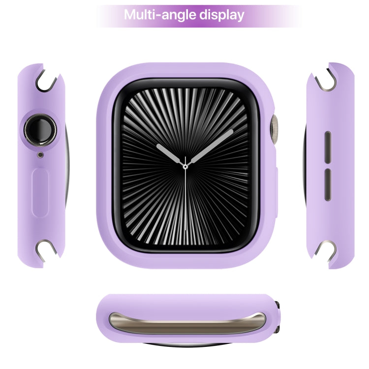 For Apple Watch Series 11 / 10 42mm Candy TPU Half Coverage Watch Case