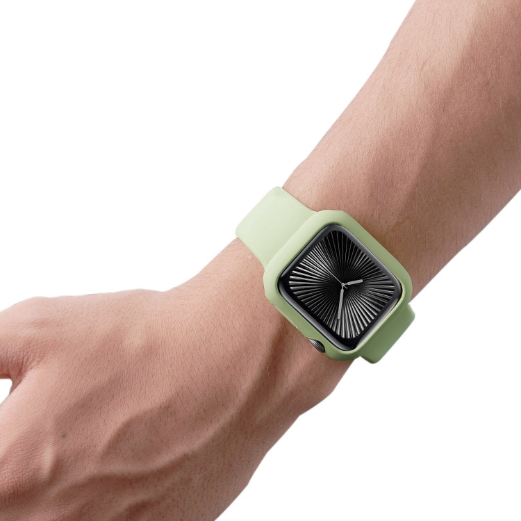 For Apple Watch Series 10 / 11 46mm Spray Glazing PC Frame Half Coverage Watch Case