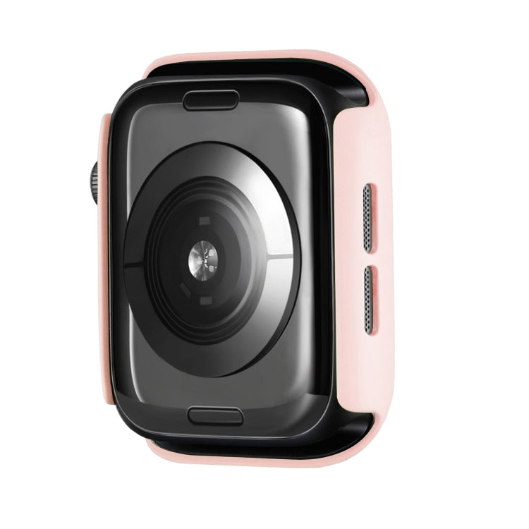 For Apple Watch Series 10 / 11 46mm Spray Glazing PC Frame Half Coverage Watch Case