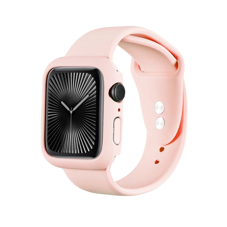 For Apple Watch Series 10 / 11 46mm Spray Glazing PC Frame Half Coverage Watch Case