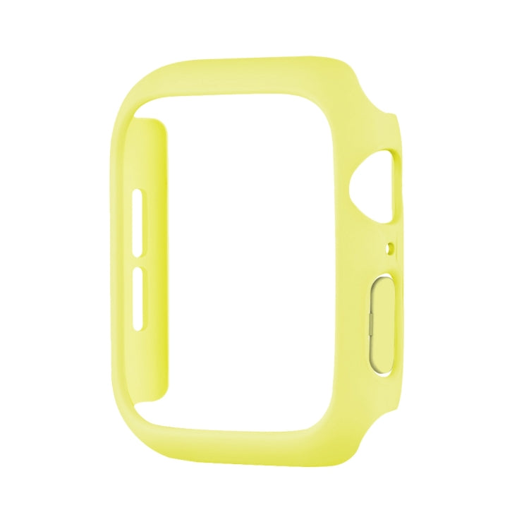 For Apple Watch Series 10 / 11 46mm Spray Glazing PC Frame Half Coverage Watch Case