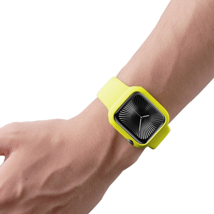 For Apple Watch Series 10 / 11 46mm Spray Glazing PC Frame Half Coverage Watch Case