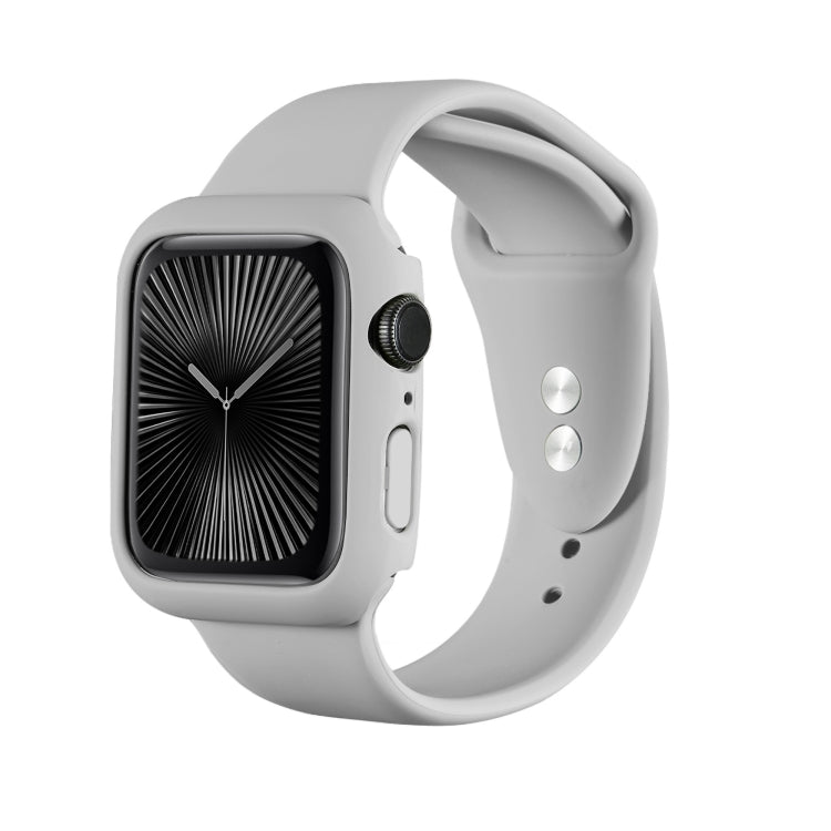 For Apple Watch Series 10 / 11 46mm Spray Glazing PC Frame Half Coverage Watch Case