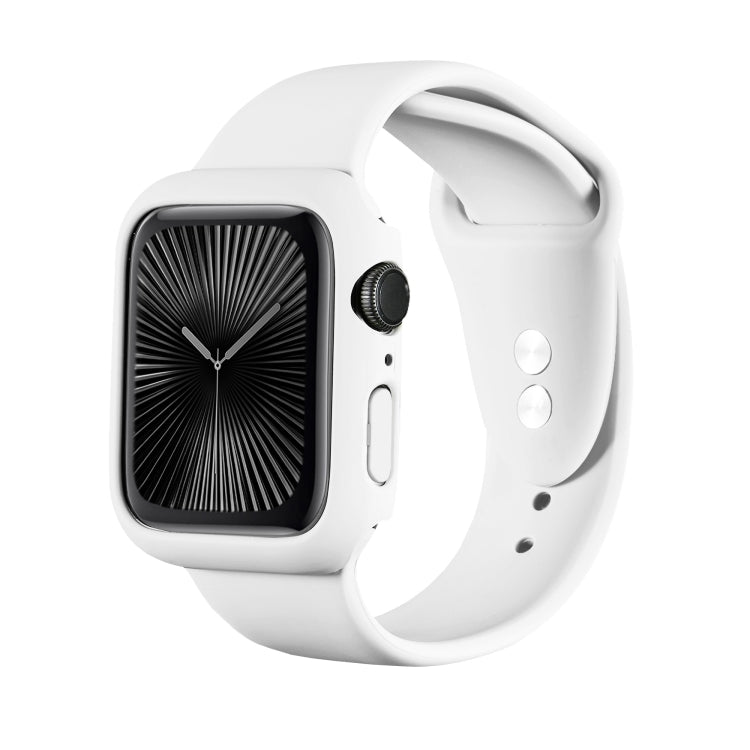 For Apple Watch Series 10 / 11 42mm Spray Glazing PC Frame Half Coverage Watch Case