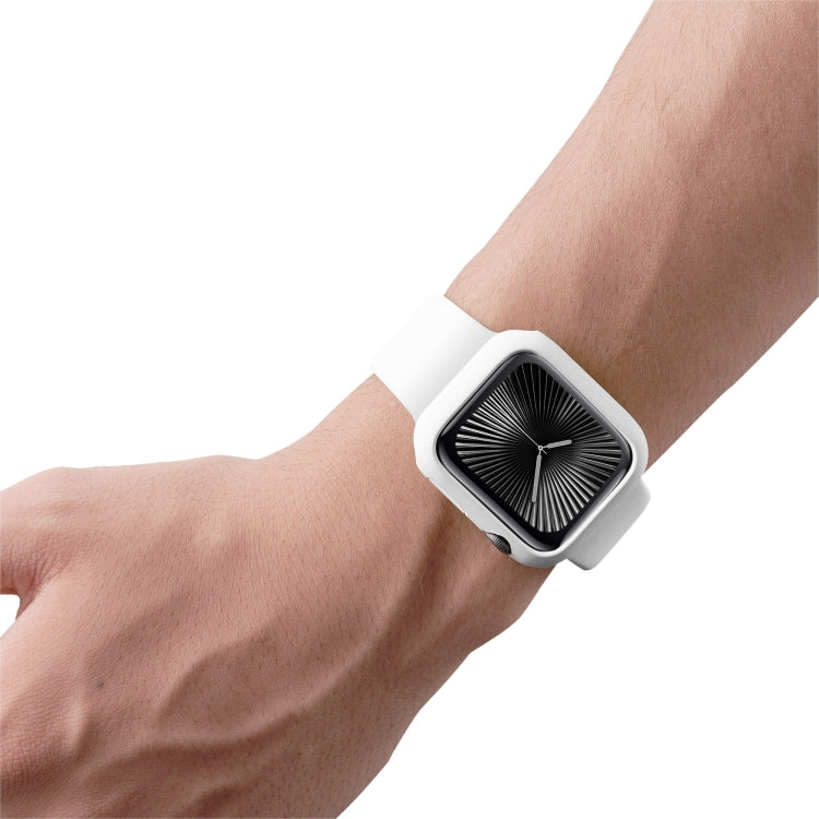For Apple Watch Series 10 / 11 42mm Spray Glazing PC Frame Half Coverage Watch Case