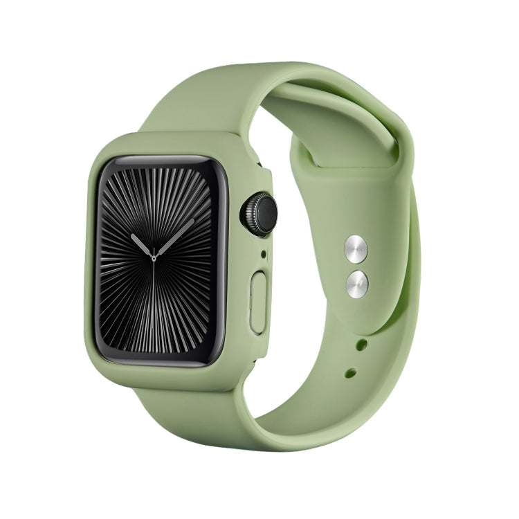 For Apple Watch Series 10 / 11 42mm Spray Glazing PC Frame Half Coverage Watch Case