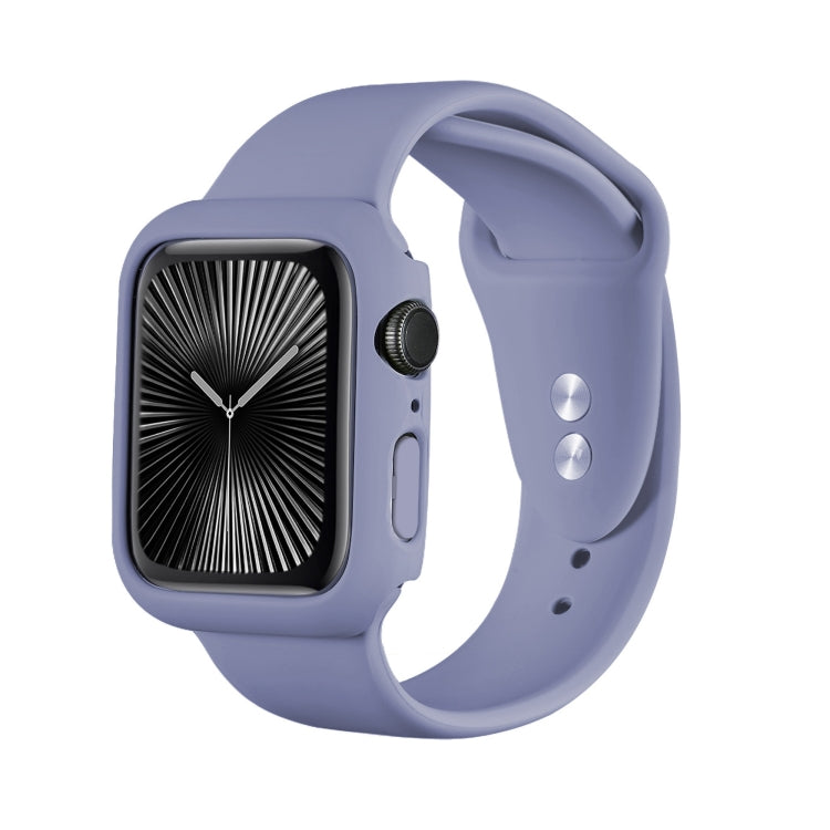 For Apple Watch Series 10 / 11 42mm Spray Glazing PC Frame Half Coverage Watch Case