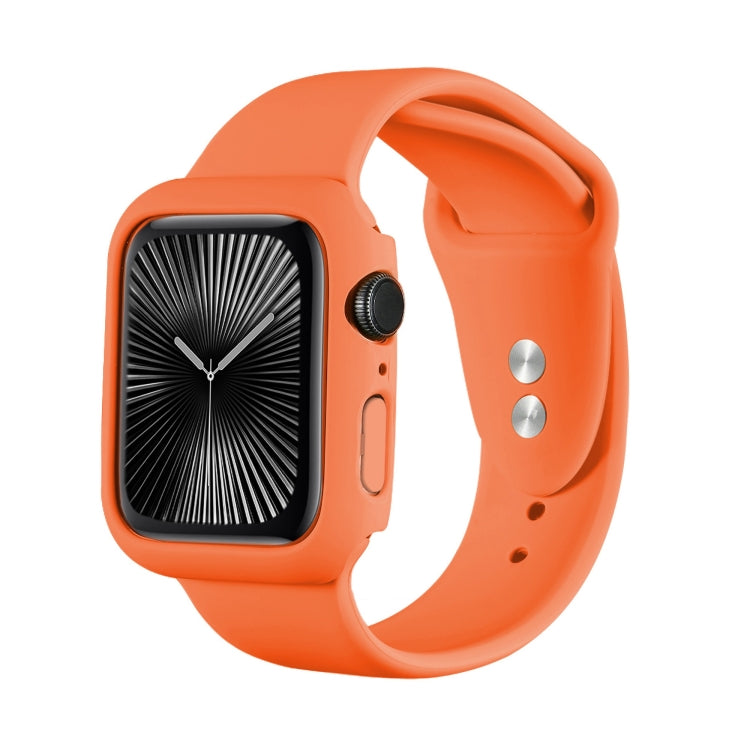 For Apple Watch Series 10 / 11 42mm Spray Glazing PC Frame Half Coverage Watch Case