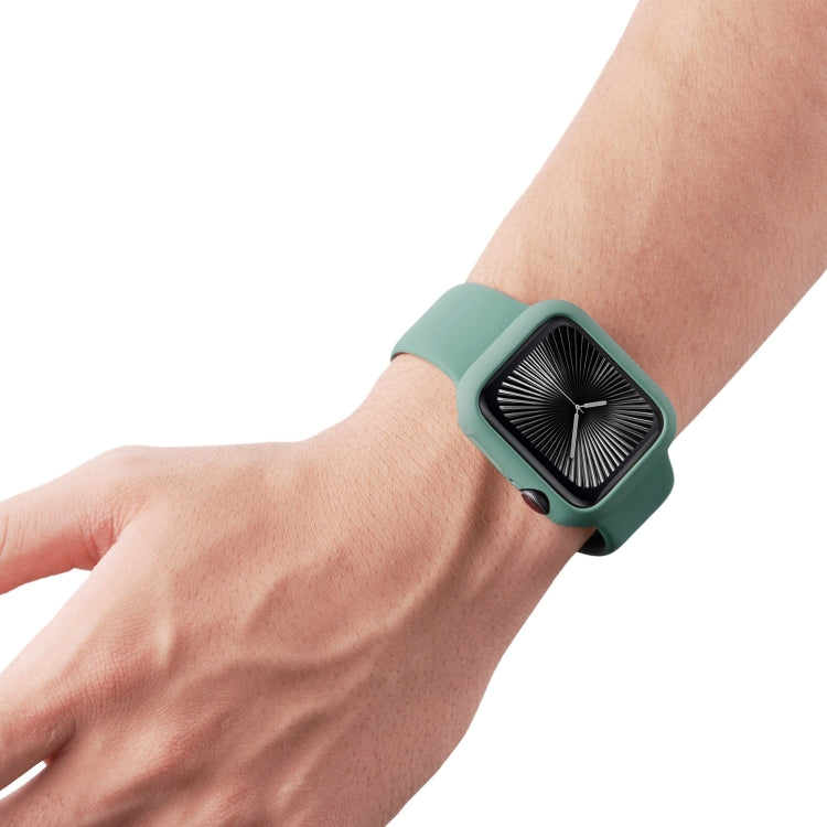 For Apple Watch Series 10 / 11 42mm Spray Glazing PC Frame Half Coverage Watch Case