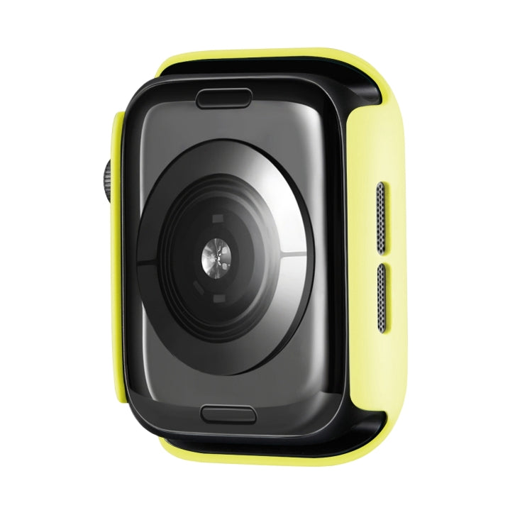 For Apple Watch Series 10 / 11 42mm Spray Glazing PC Frame Half Coverage Watch Case