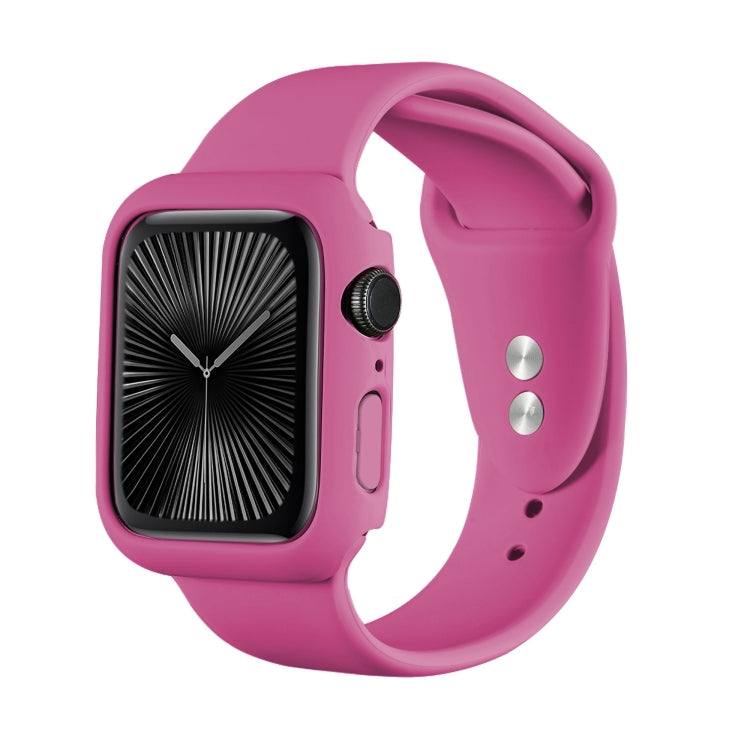 For Apple Watch Series 10 / 11 42mm Spray Glazing PC Frame Half Coverage Watch Case