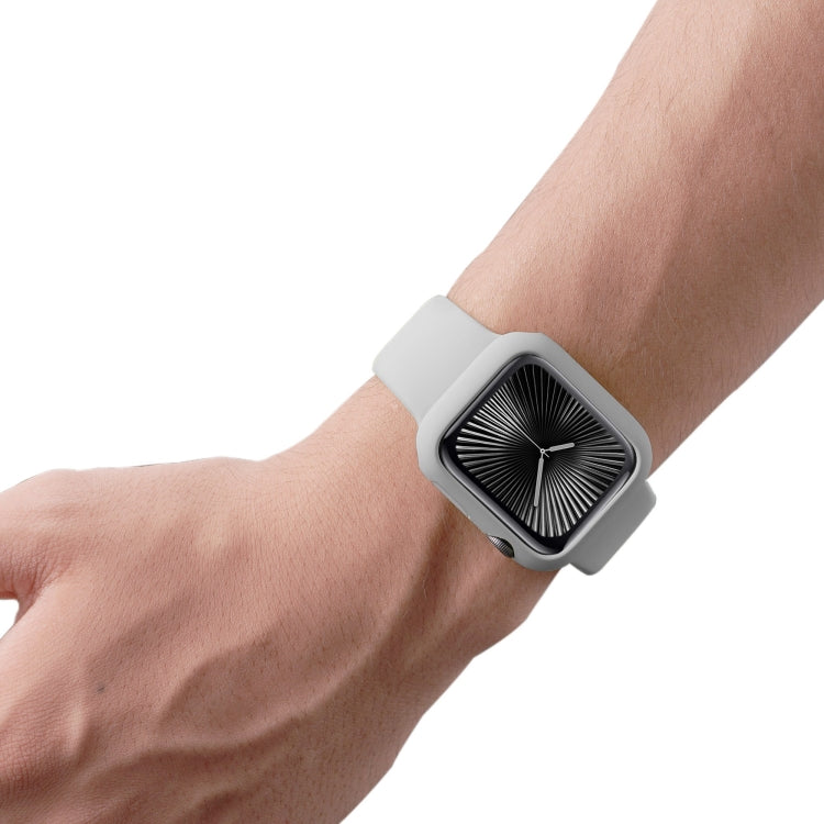 For Apple Watch Series 10 / 11 42mm Spray Glazing PC Frame Half Coverage Watch Case