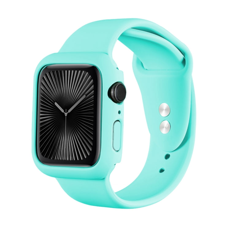 For Apple Watch Series 10 / 11 42mm Spray Glazing PC Frame Half Coverage Watch Case