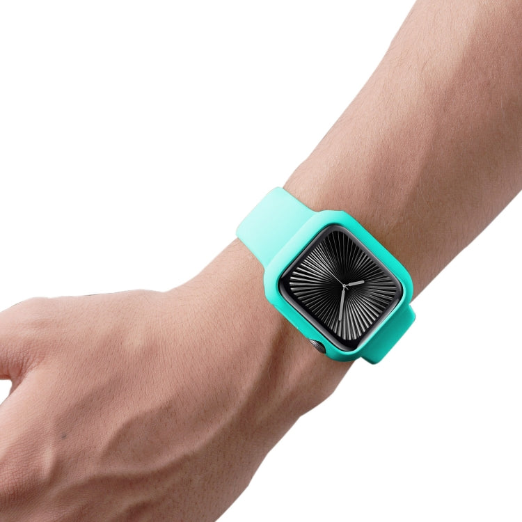 For Apple Watch Series 10 / 11 42mm Spray Glazing PC Frame Half Coverage Watch Case