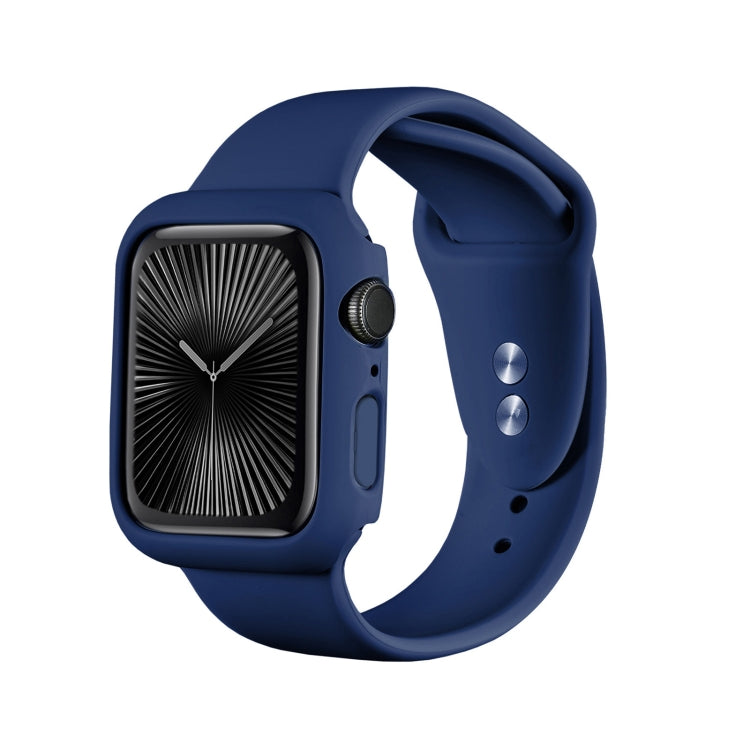 For Apple Watch Series 10 / 11 42mm Spray Glazing PC Frame Half Coverage Watch Case