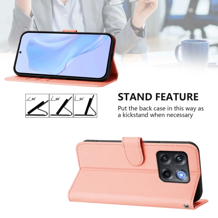 For OnePlus Ace Pro 5G Skin Feel Solid Color Leather Phone Case with Lanyard