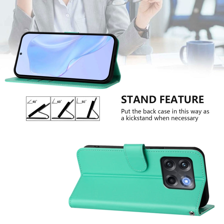 For OnePlus Ace Pro 5G Skin Feel Solid Color Leather Phone Case with Lanyard