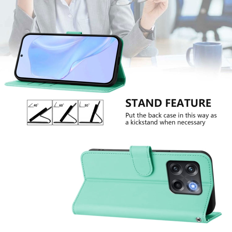 For OnePlus Ace Pro 5G Skin Feel Solid Color Leather Phone Case with Lanyard