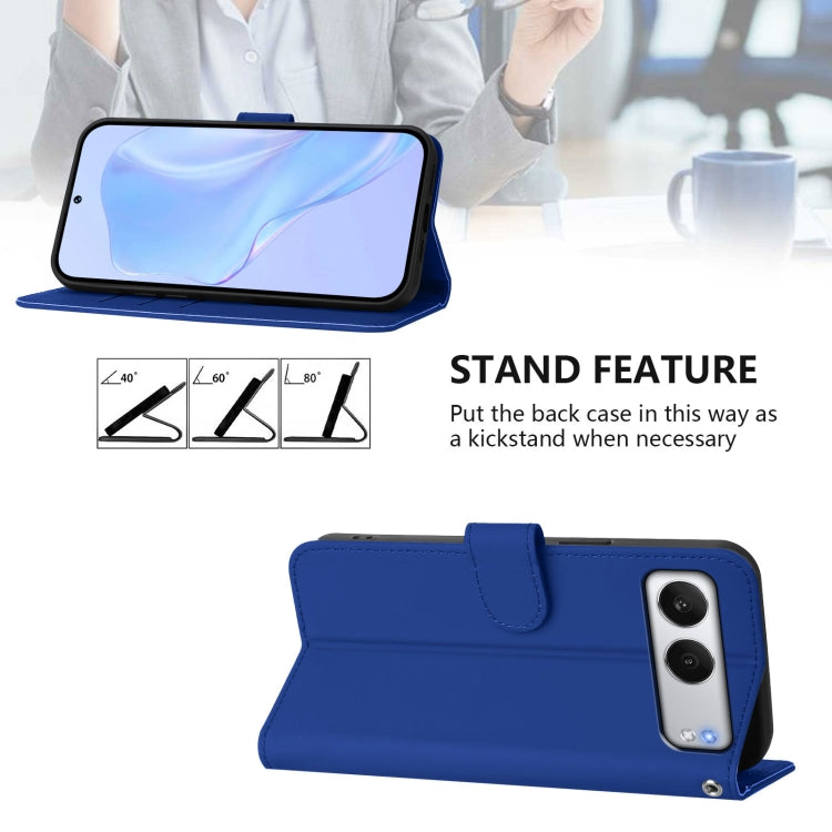 For OnePlus Nord 4 5G Skin Feel Solid Color Leather Phone Case with Lanyard