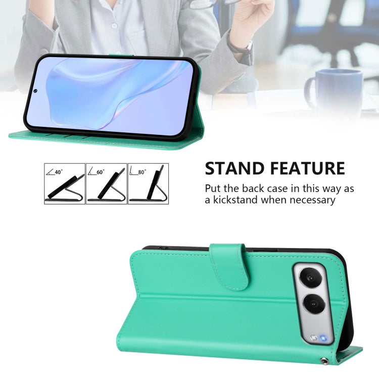 For OnePlus Nord 4 5G Skin Feel Solid Color Leather Phone Case with Lanyard