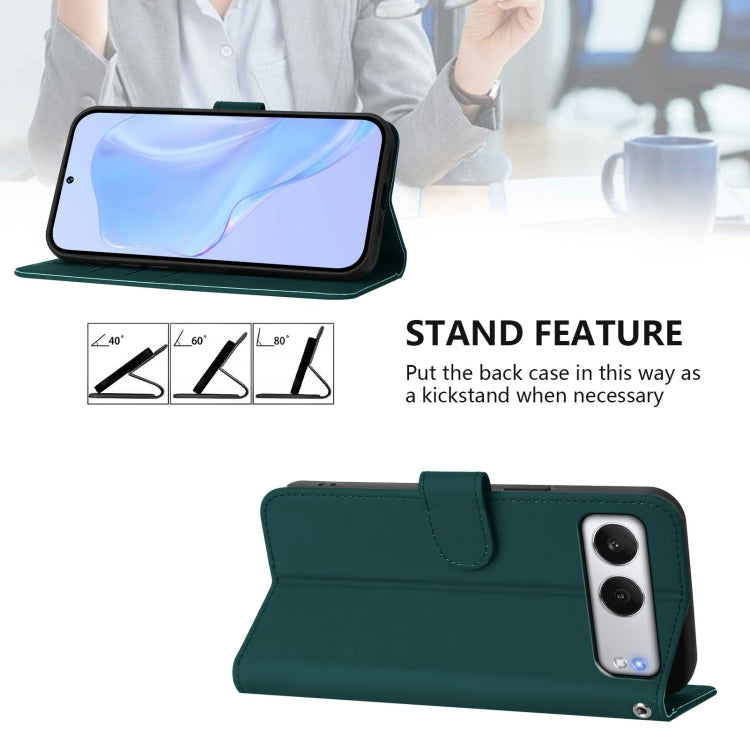 For OnePlus Nord 4 5G Skin Feel Solid Color Leather Phone Case with Lanyard