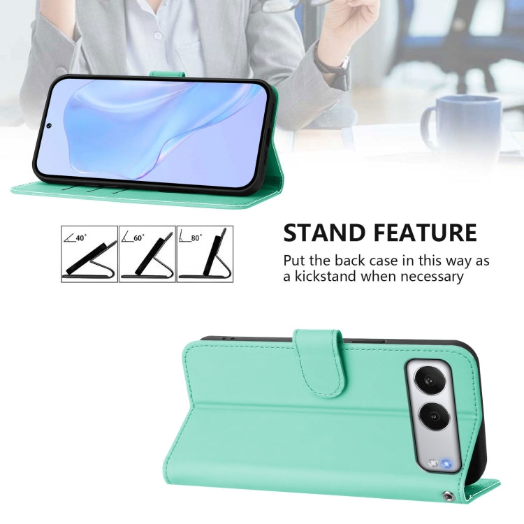 For OnePlus Nord 4 5G Skin Feel Solid Color Leather Phone Case with Lanyard