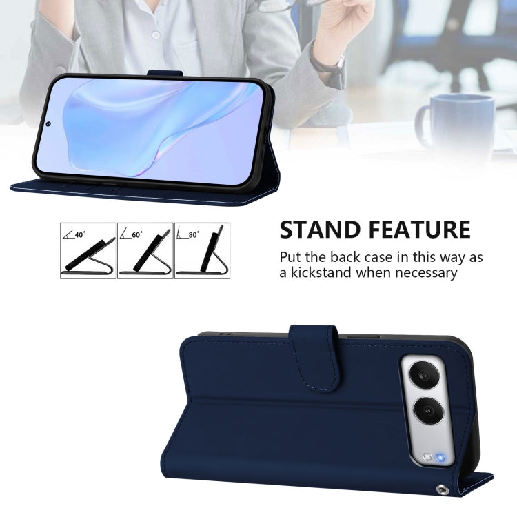 For OnePlus Nord 4 5G Skin Feel Solid Color Leather Phone Case with Lanyard