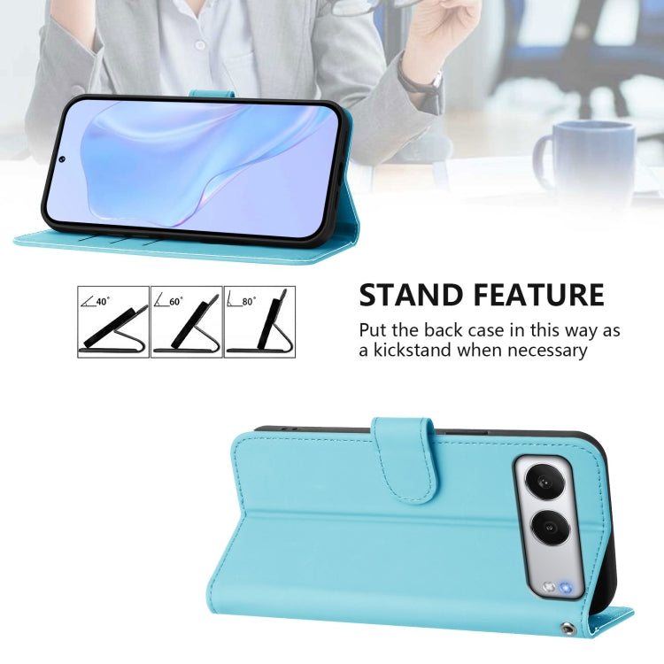 For OnePlus Nord 4 5G Skin Feel Solid Color Leather Phone Case with Lanyard
