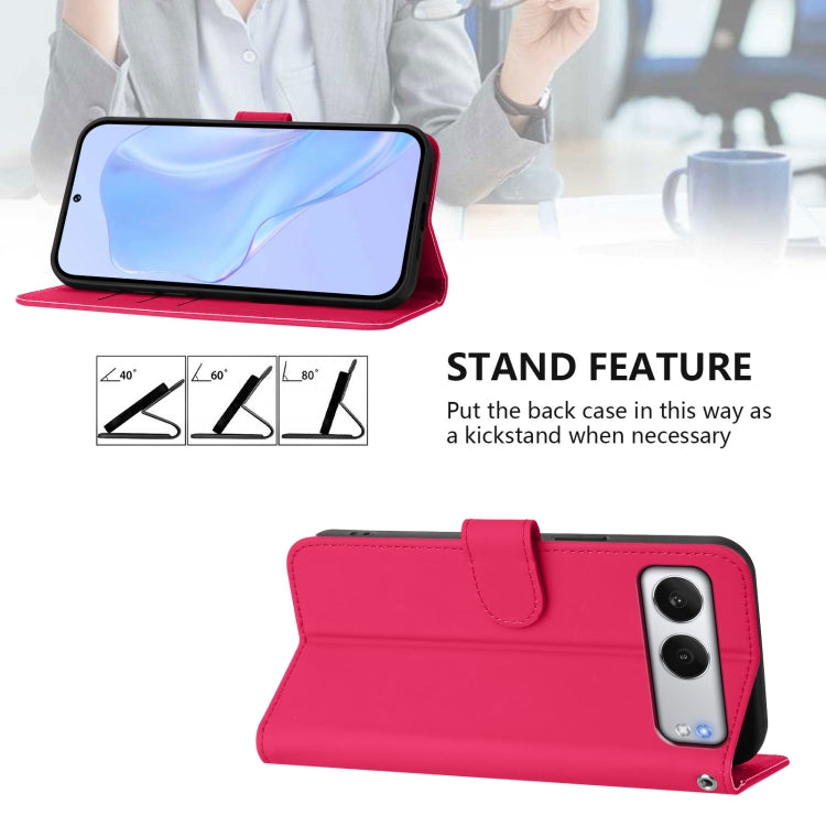 For OnePlus Nord 4 5G Skin Feel Solid Color Leather Phone Case with Lanyard