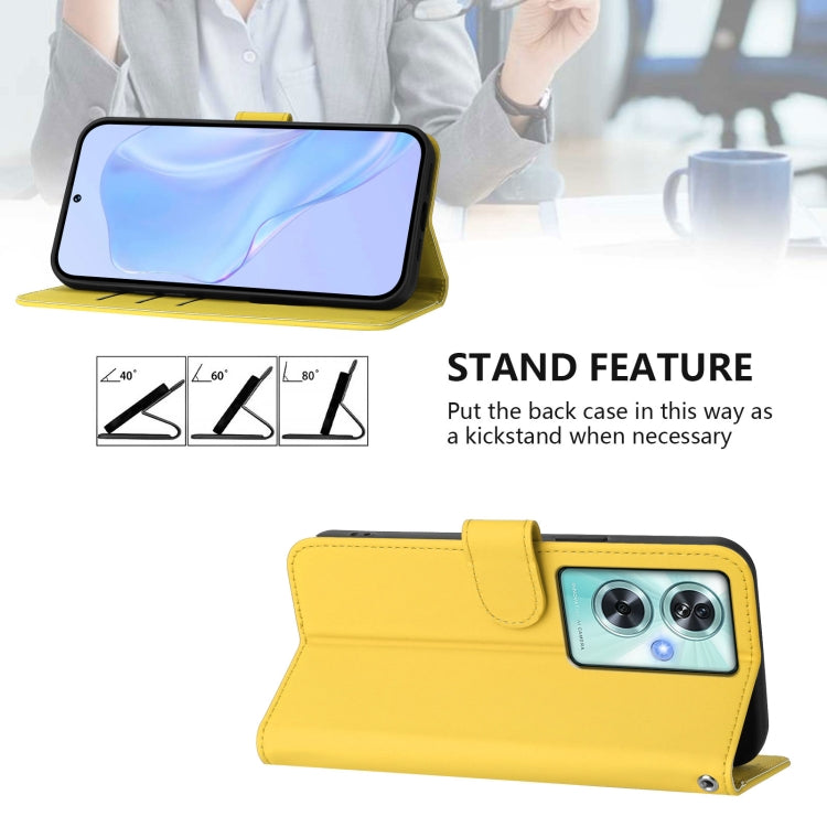 For OnePlus Nord N30 SE 5G Skin Feel Solid Color Leather Phone Case with Lanyard