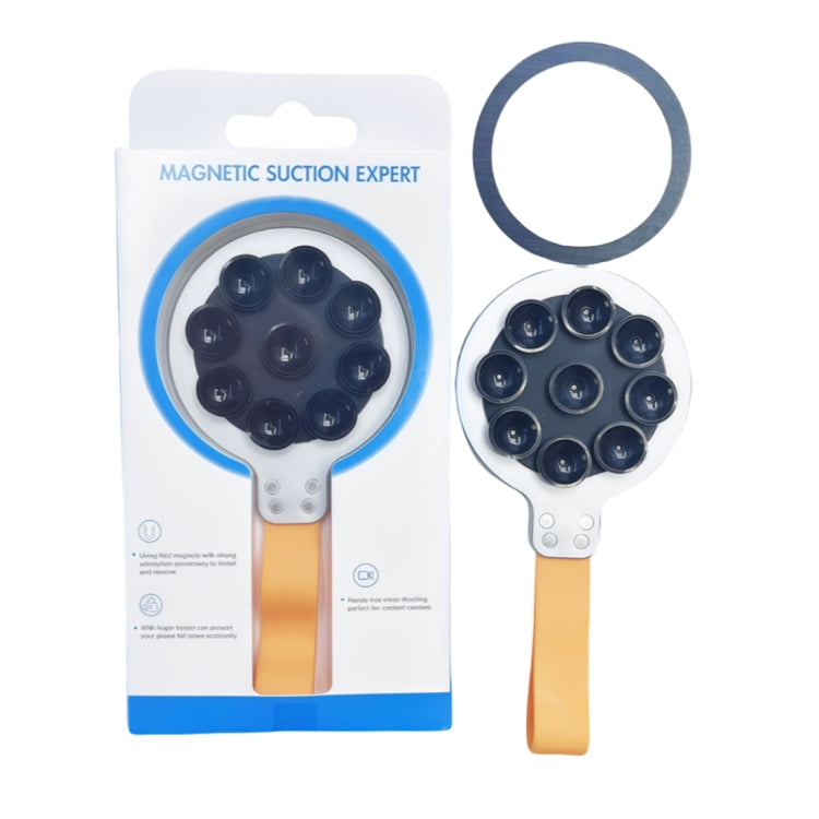 Suction Cup Magnetic Silicone Band Phone Holder