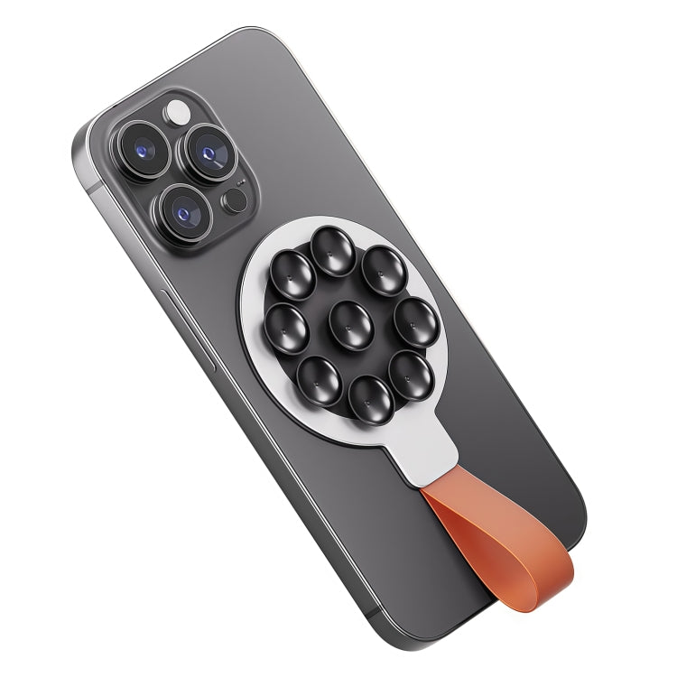 Suction Cup Magnetic Silicone Band Phone Holder