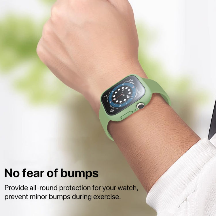 For Apple Watch Series 10 / 11 46mm PC Integrated Tempered Film Watch Case
