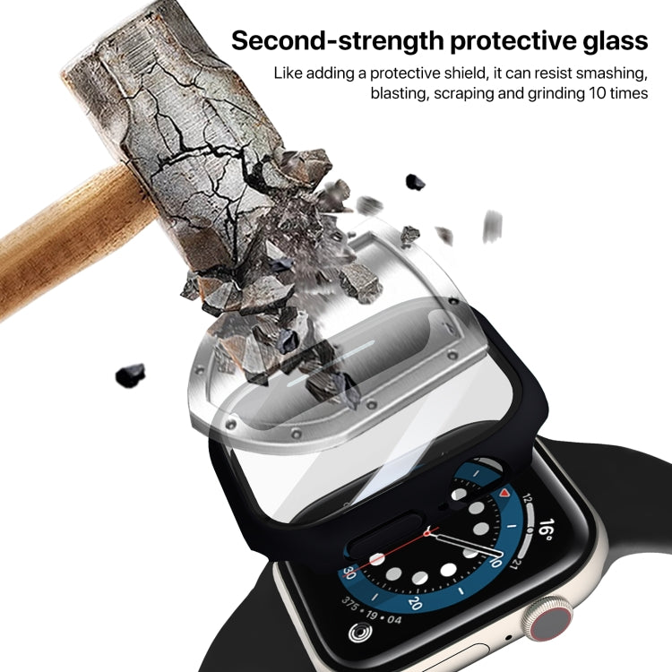 For Apple Watch Series 10 / 11 46mm PC Integrated Tempered Film Watch Case