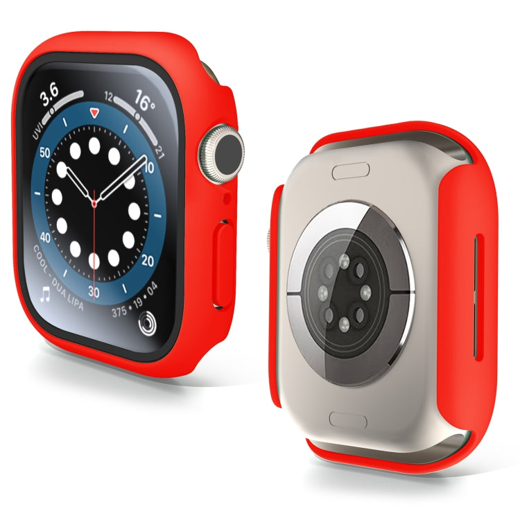 For Apple Watch Series 10 / 11 46mm PC Integrated Tempered Film Watch Case