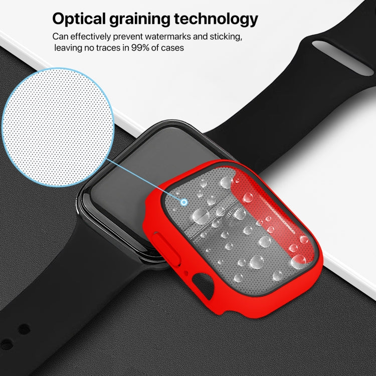 For Apple Watch Series 10 / 11 46mm PC Integrated Tempered Film Watch Case